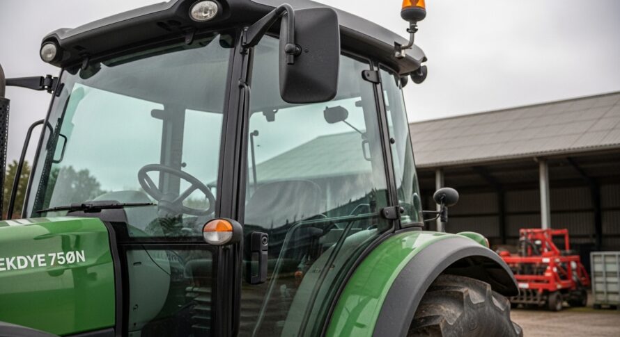 Tractor plexiglas ruit