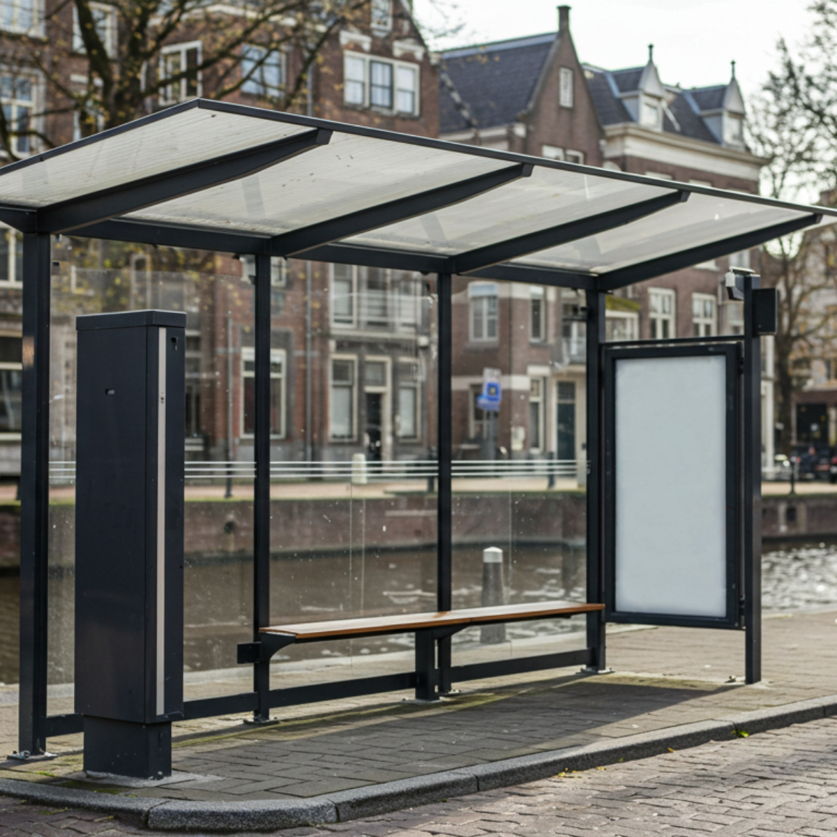 Polycarbonaat bushokje bushalte lexan plaat