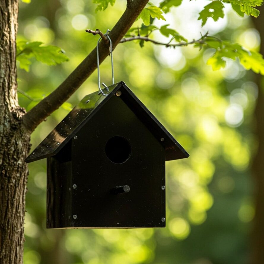 PMMA vogelhuis dierverblijf zwart
