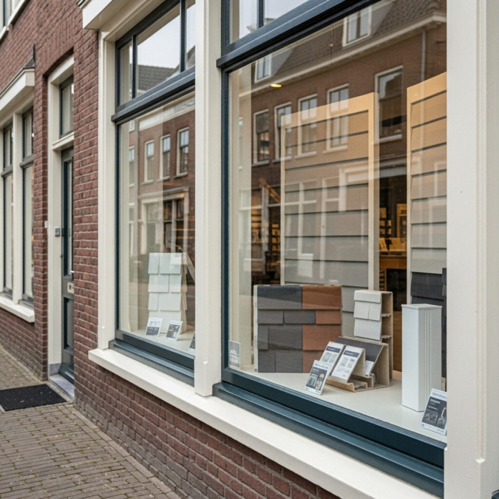 polycarbonaat winkelpui