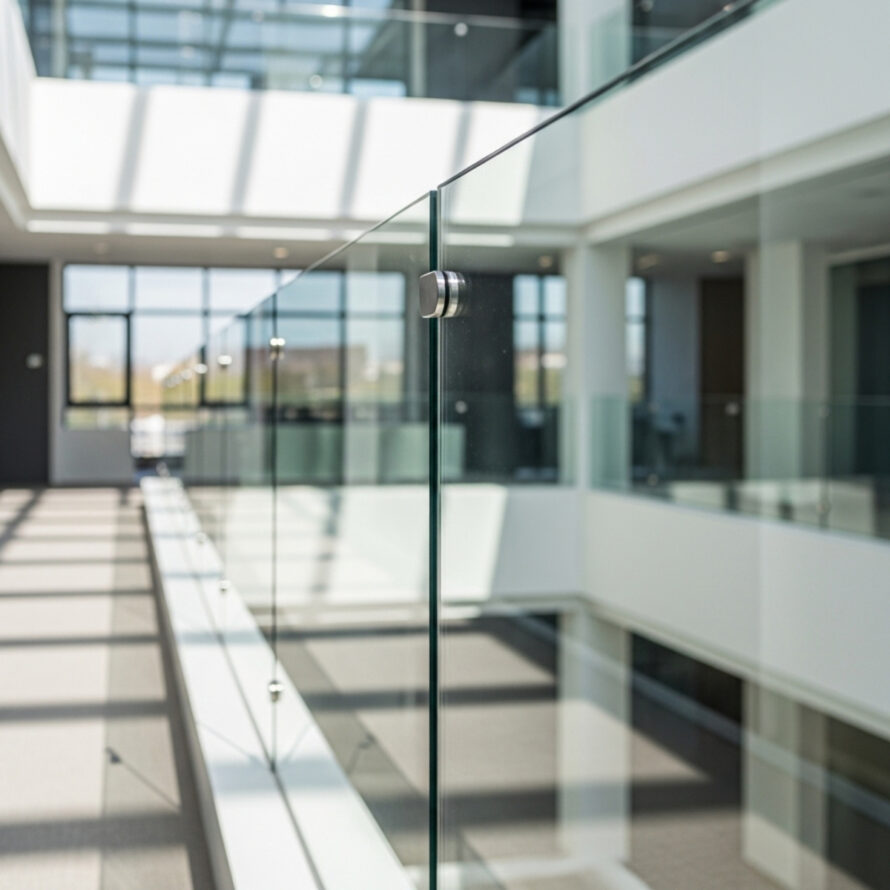 Balustrade plexiglas helder