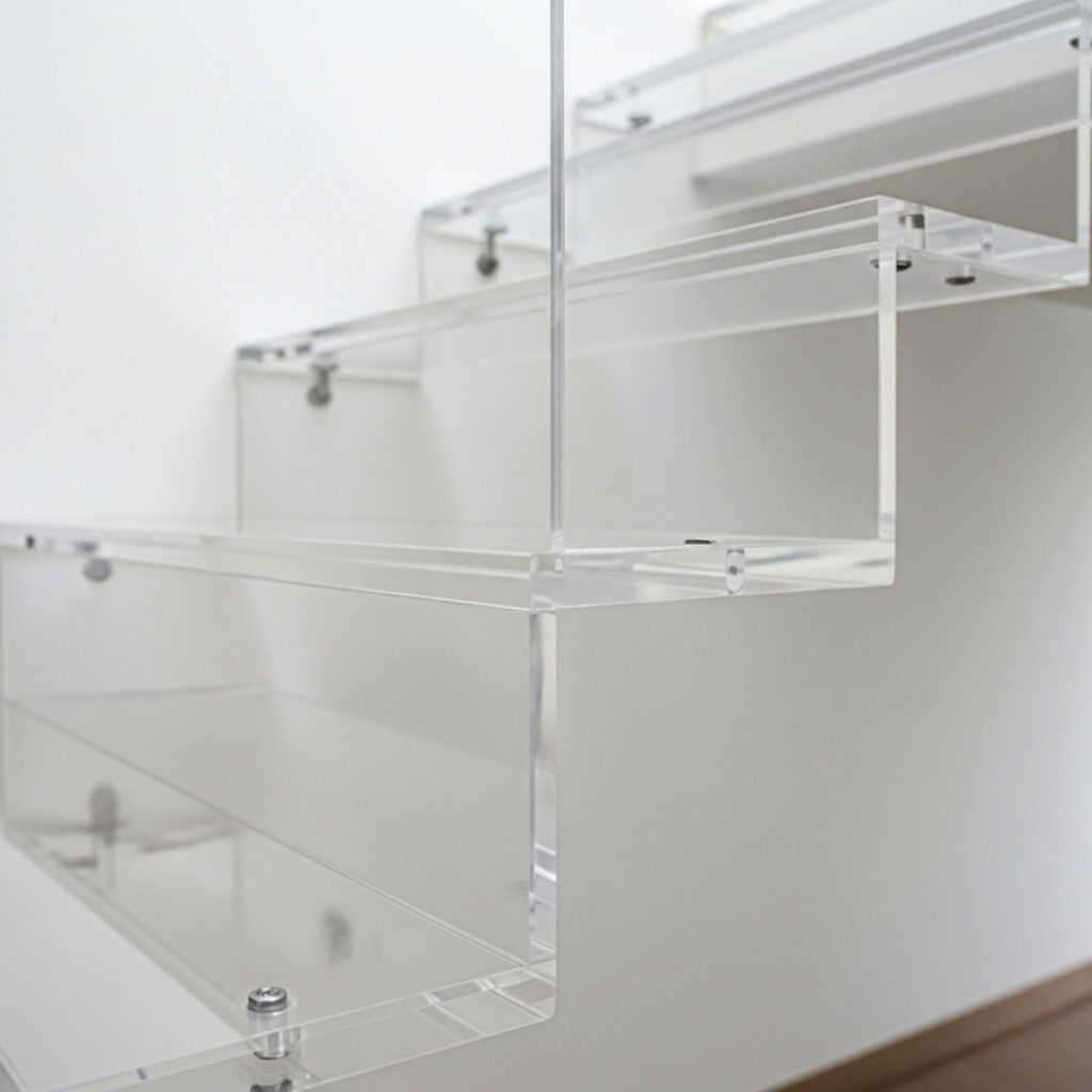 Plexiglas trap helder