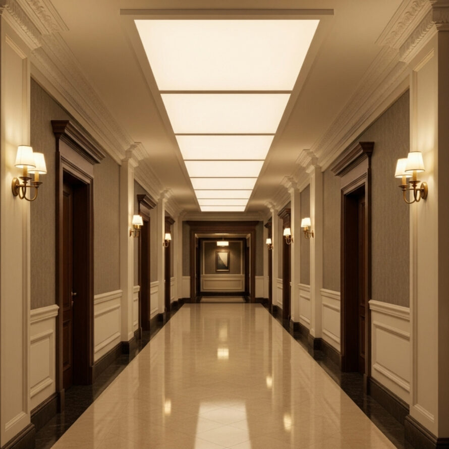 LED panelen polycarbonaat verlichting hotel