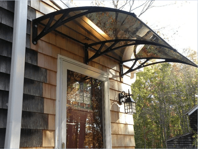 Deurluifel polycarbonaat smoke