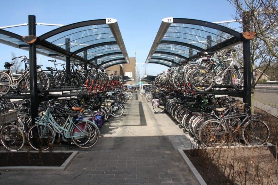 Fietsenstalling polycarbonaat