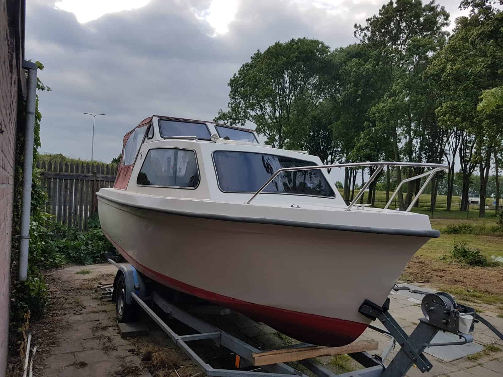 Witte boot polycarbonaat bootramen rookglas
