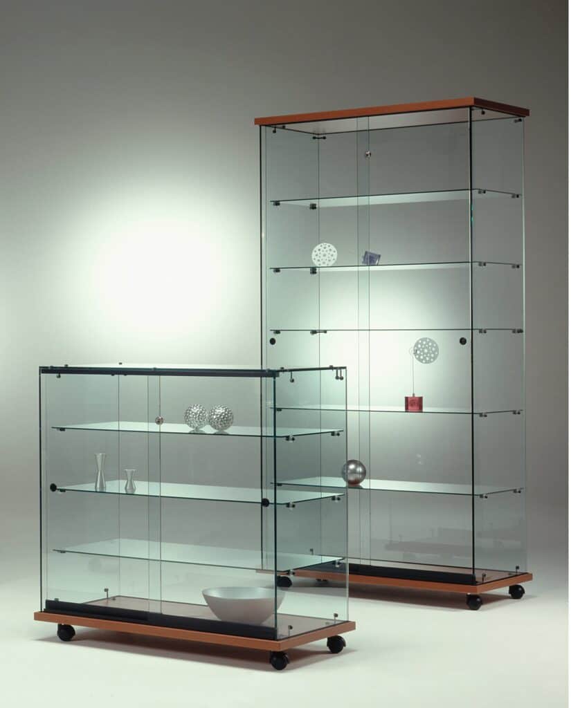 Vitrinekast helder plexiglas platen