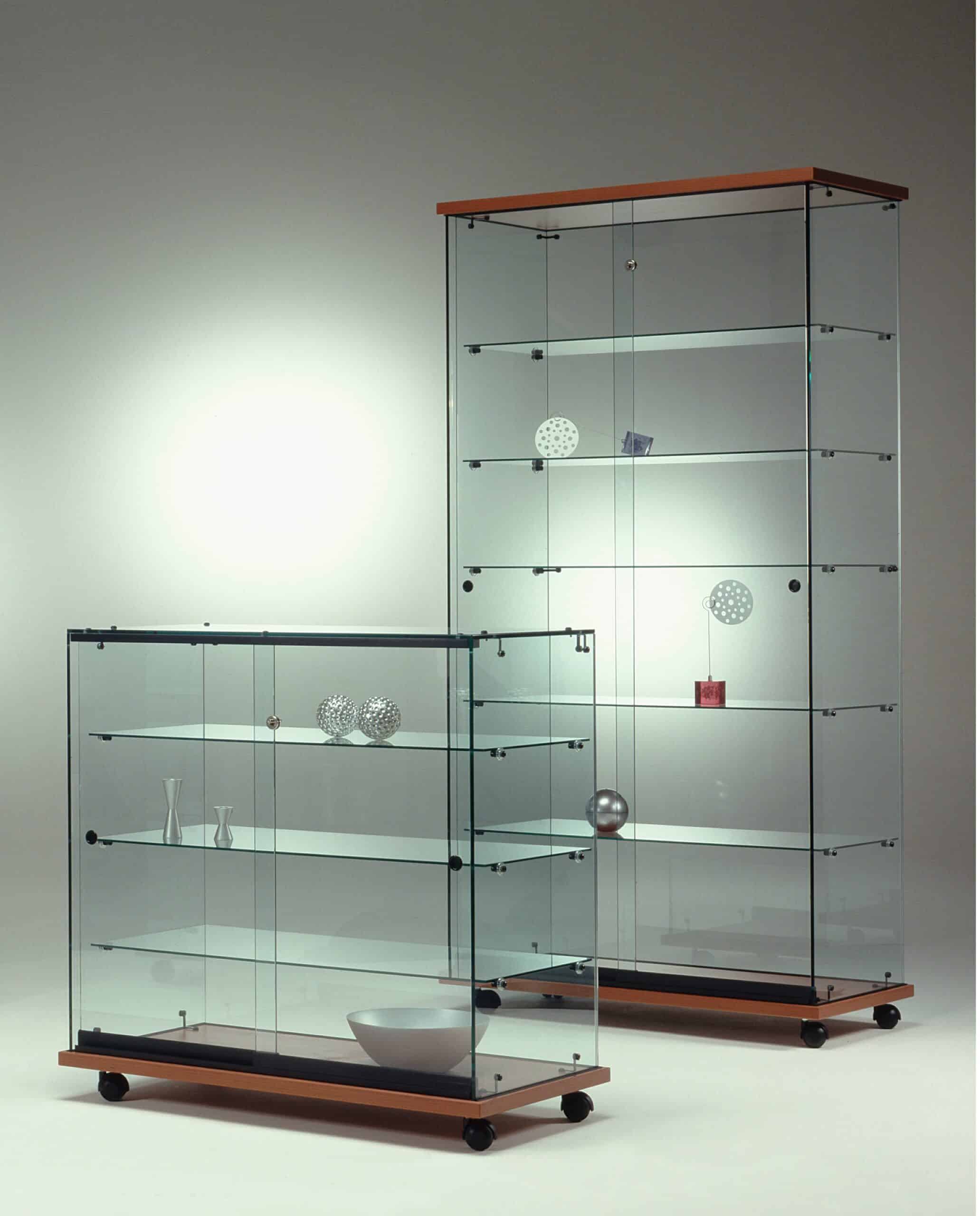 Vitrinekast helder plexiglas platen