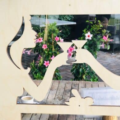 plexiglas luxe spatscherm cheers buiten