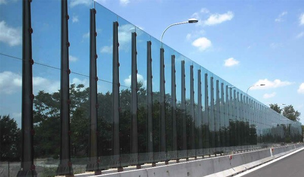 Geluidswal polycarbonaat