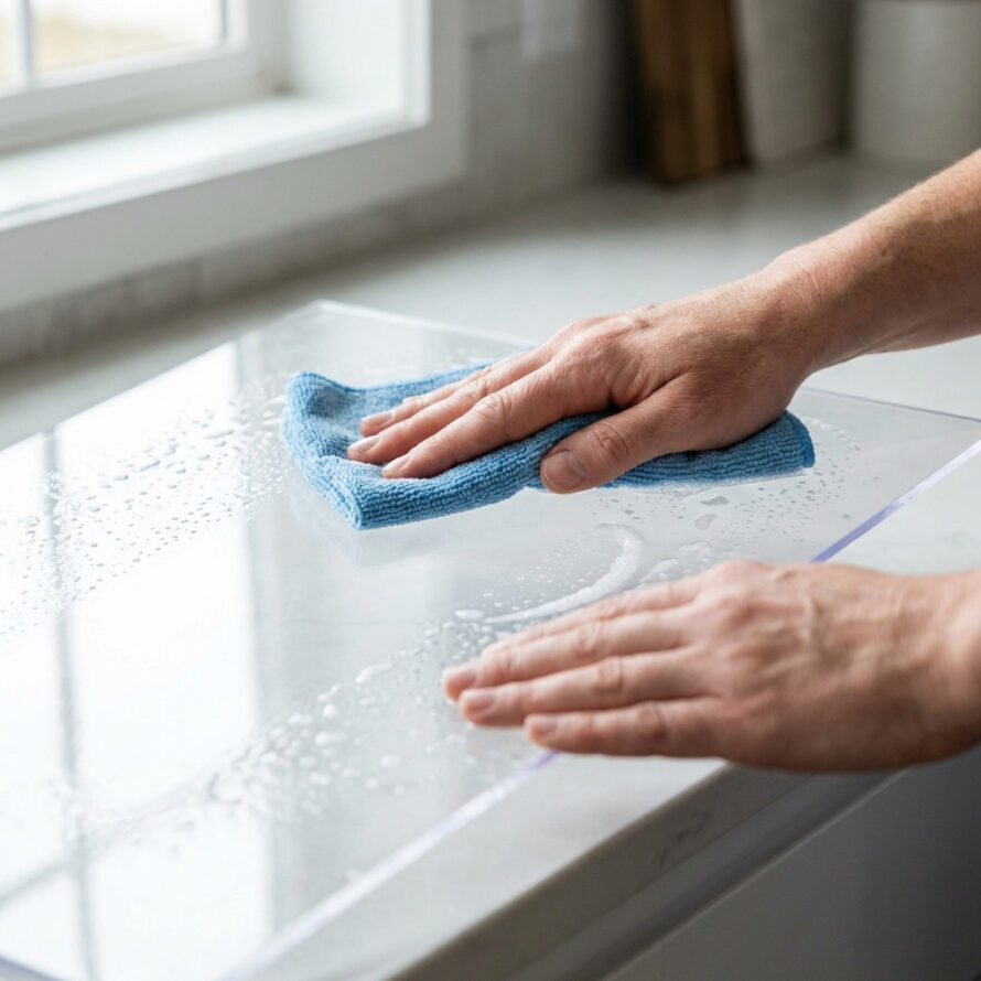 Polycarbonaat schoonmaken