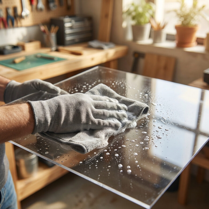 Polycarbonaat schoonmaken 2