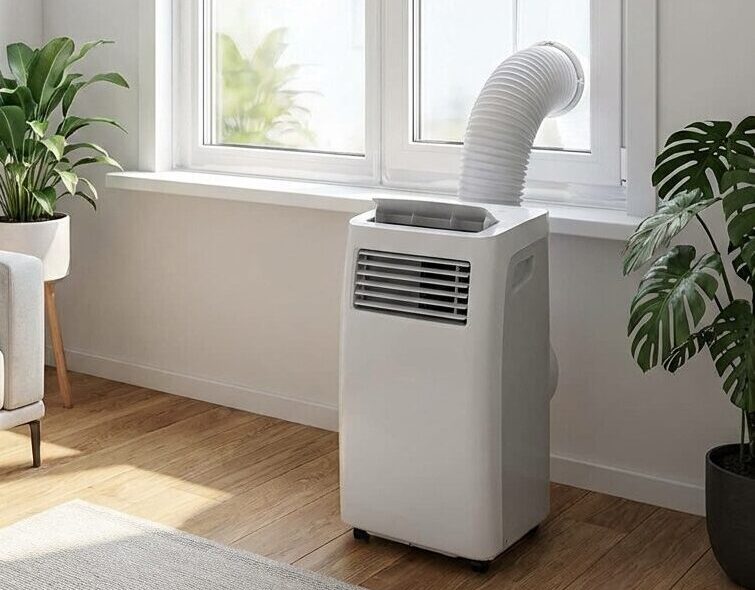 Airco raam plaat slang