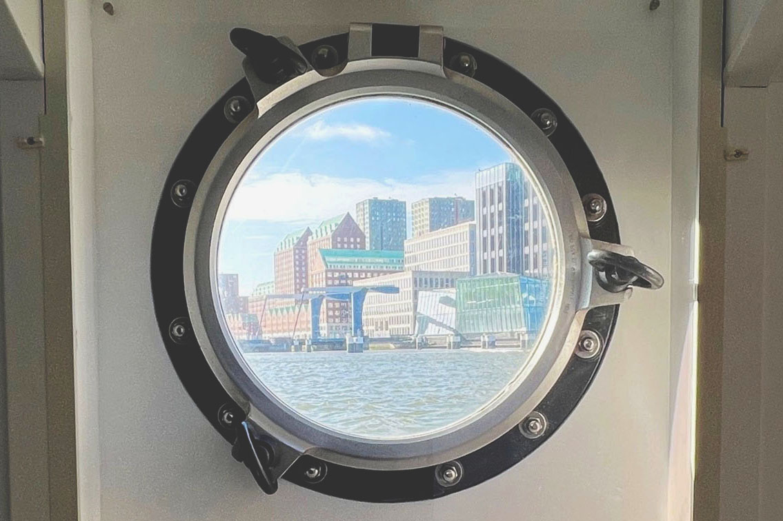 Bootraam plexiglas plaat rond