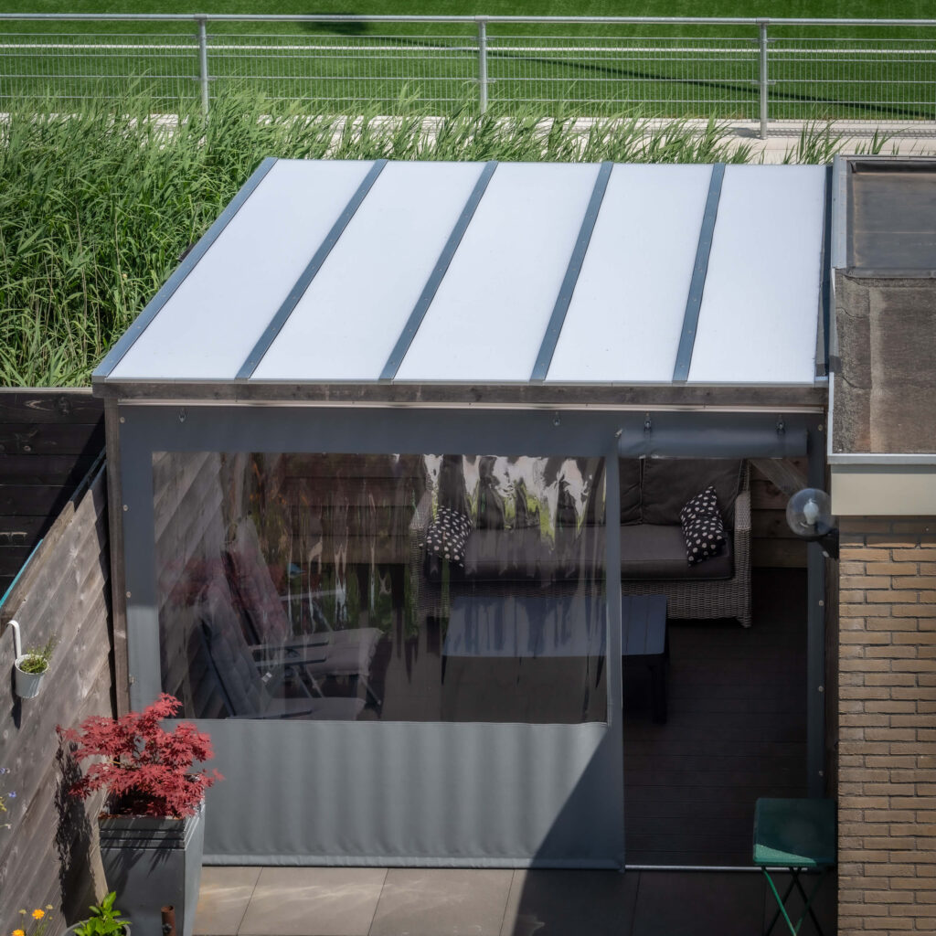 serre overkapping uitbouw