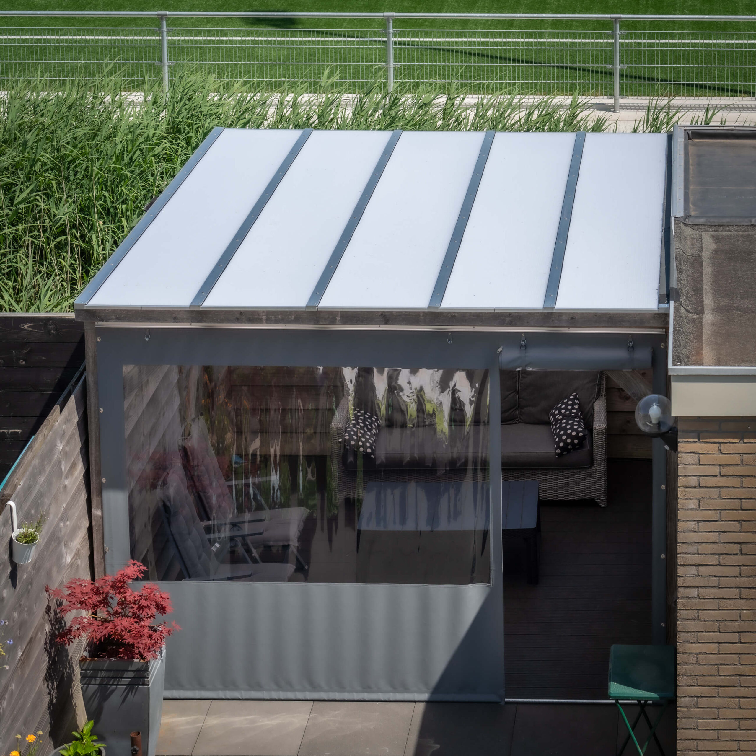 serre overkapping uitbouw