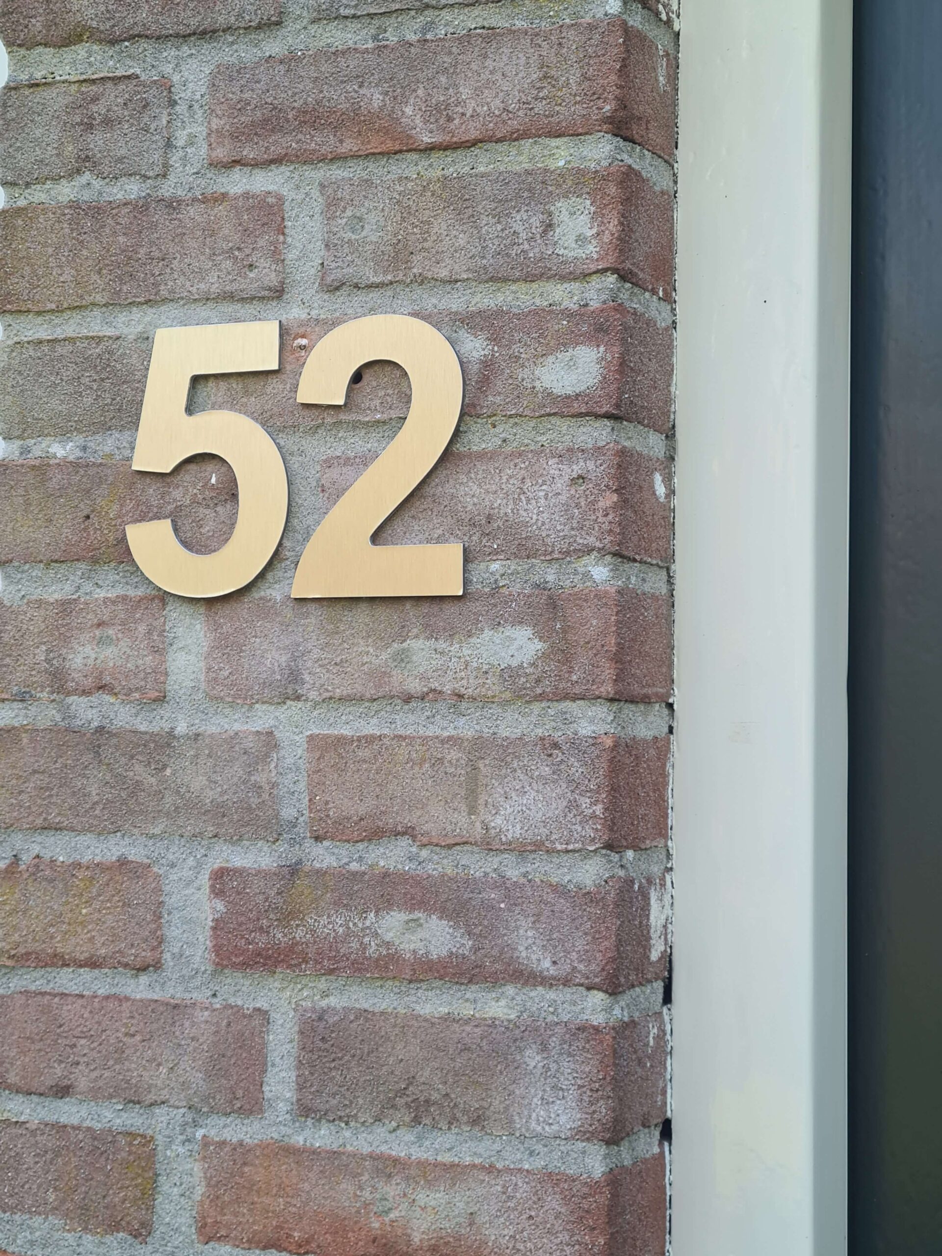 Huisnummerbord butler finish alupanel