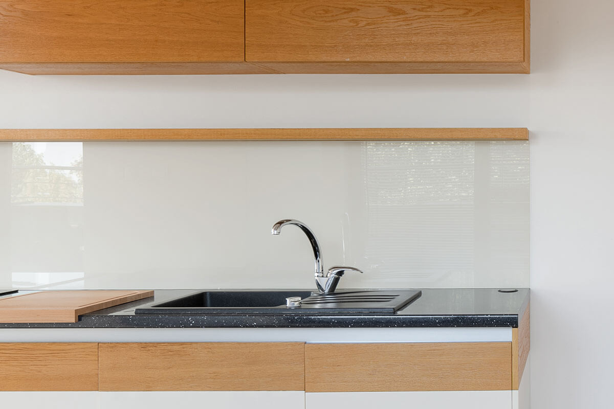 Keuken achterwand spatscherm plexiglas helder