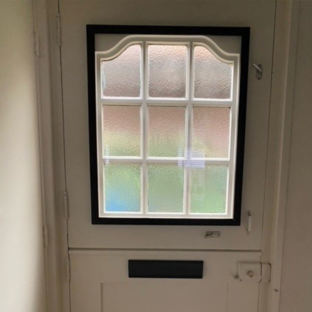 Plexiglas voorzetraam in frame