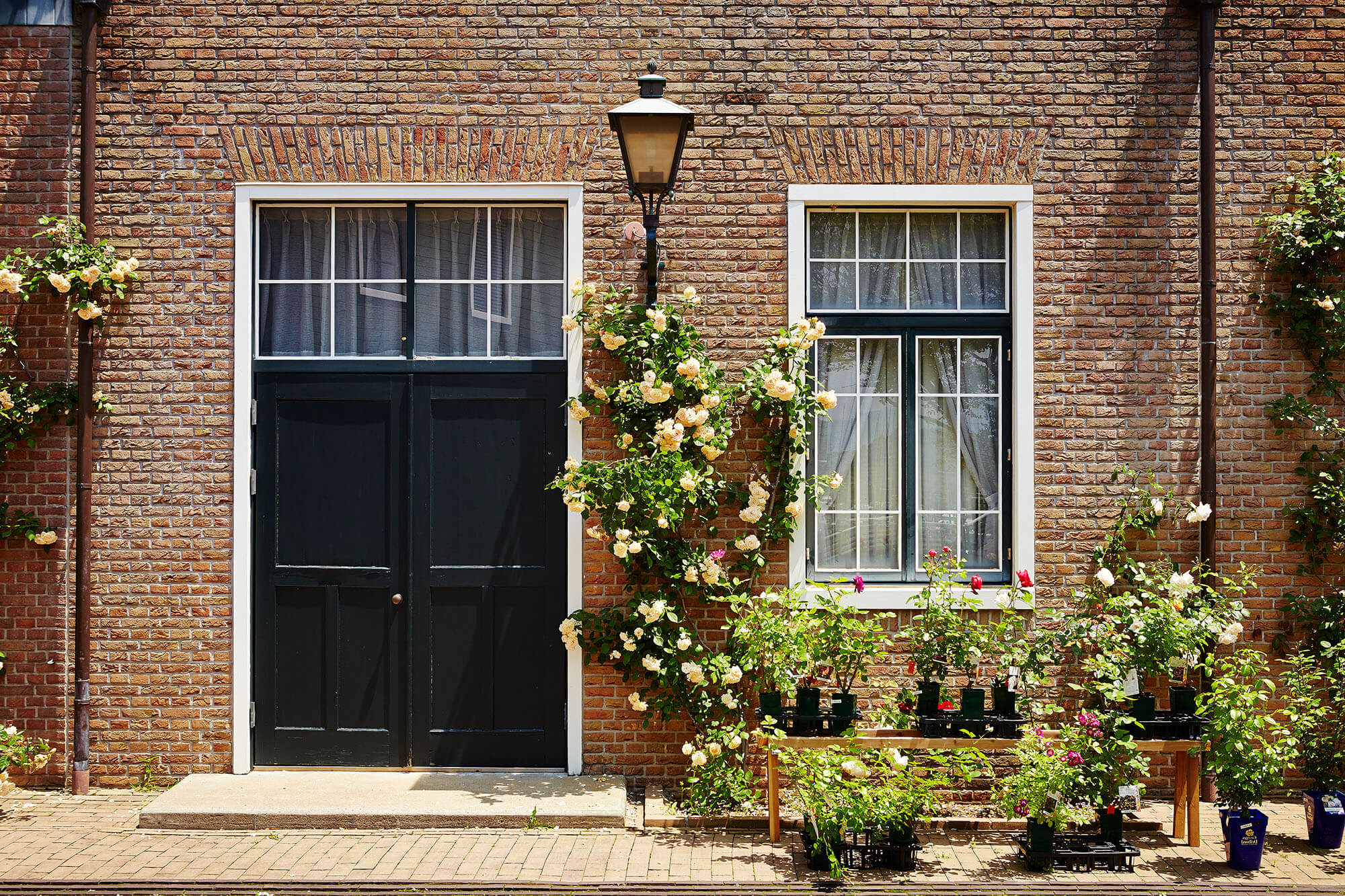 voorgevel huis voor enkel glas- voorzetramen