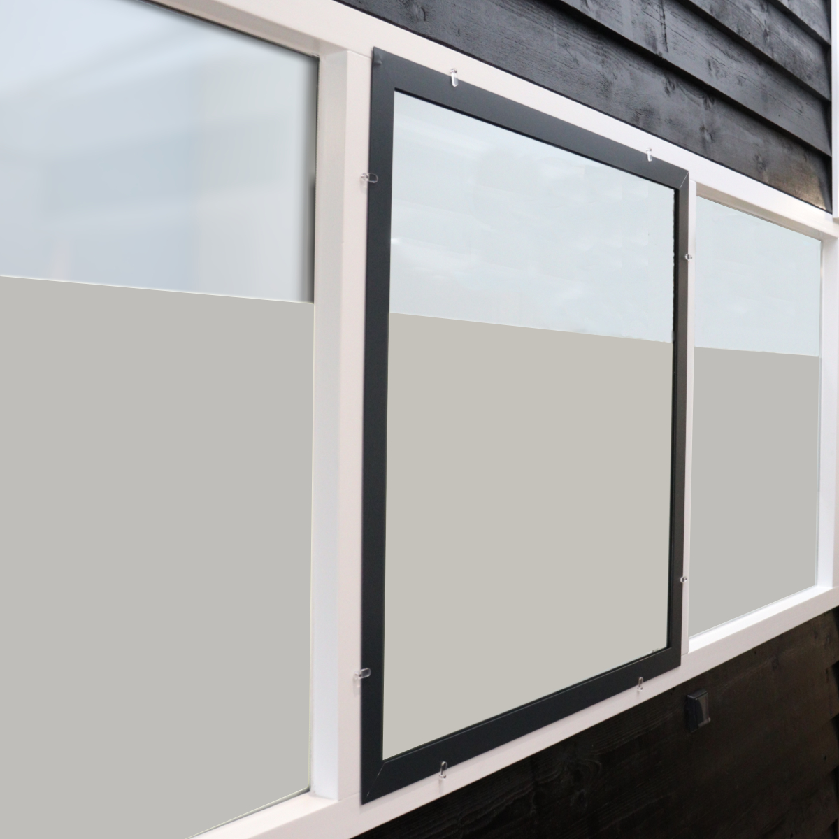 Geluidsisolerende voorzetramen plexiglas