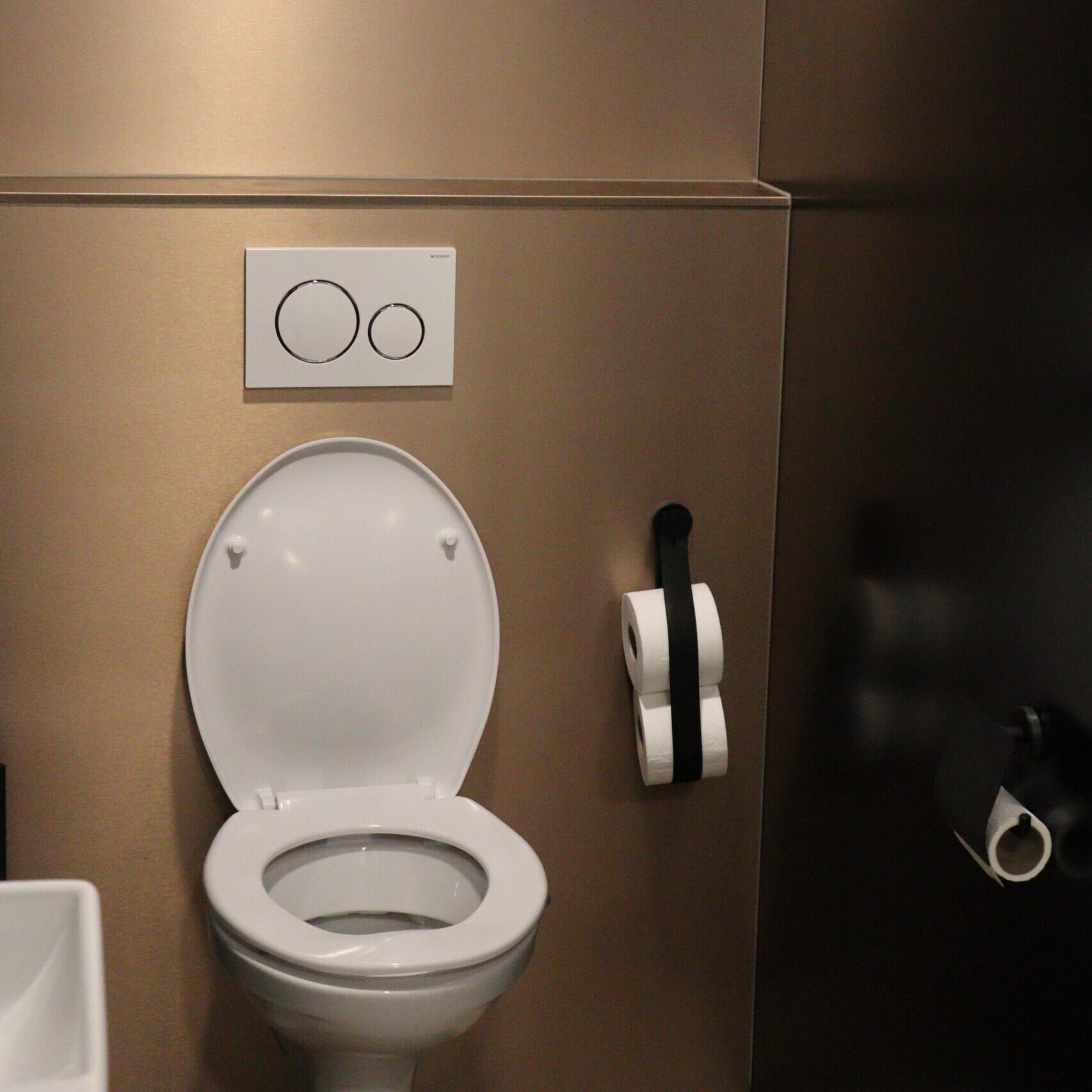 kunststof Dibond Wandpaneel toilet