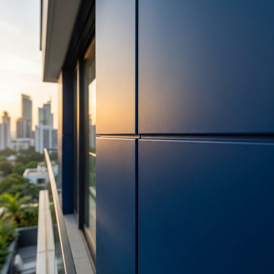 Afwerken van naden met kit bij wandpanelen en wastafel