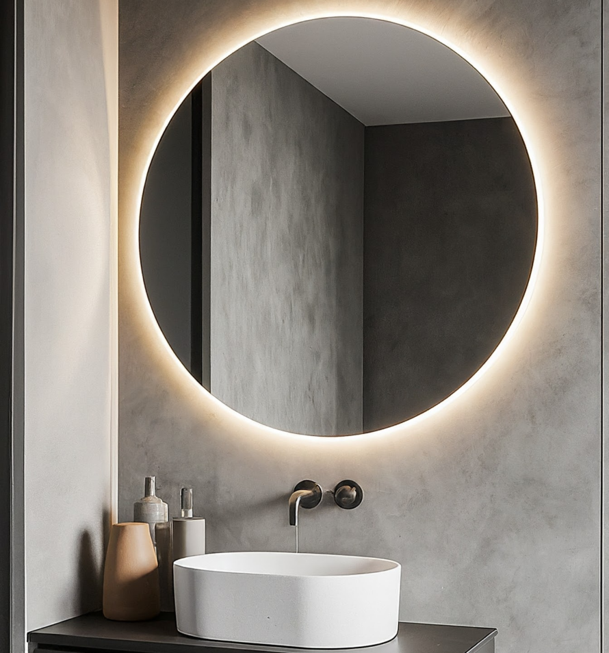 plexiglas plaat spiegel rond