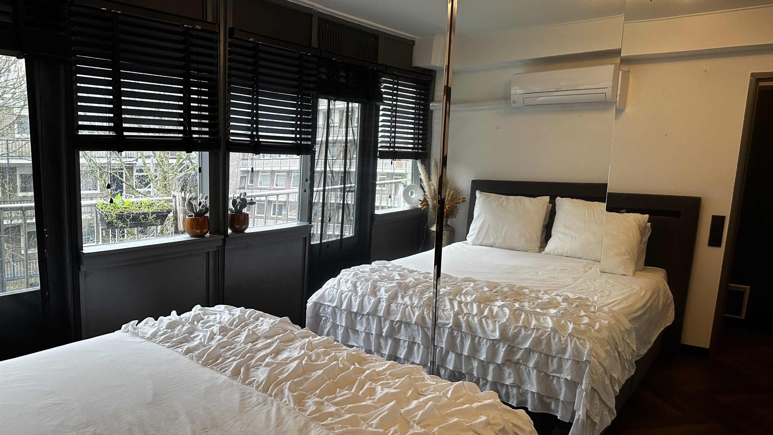 alupanel slaapkamer spiegel dibond® spiegel