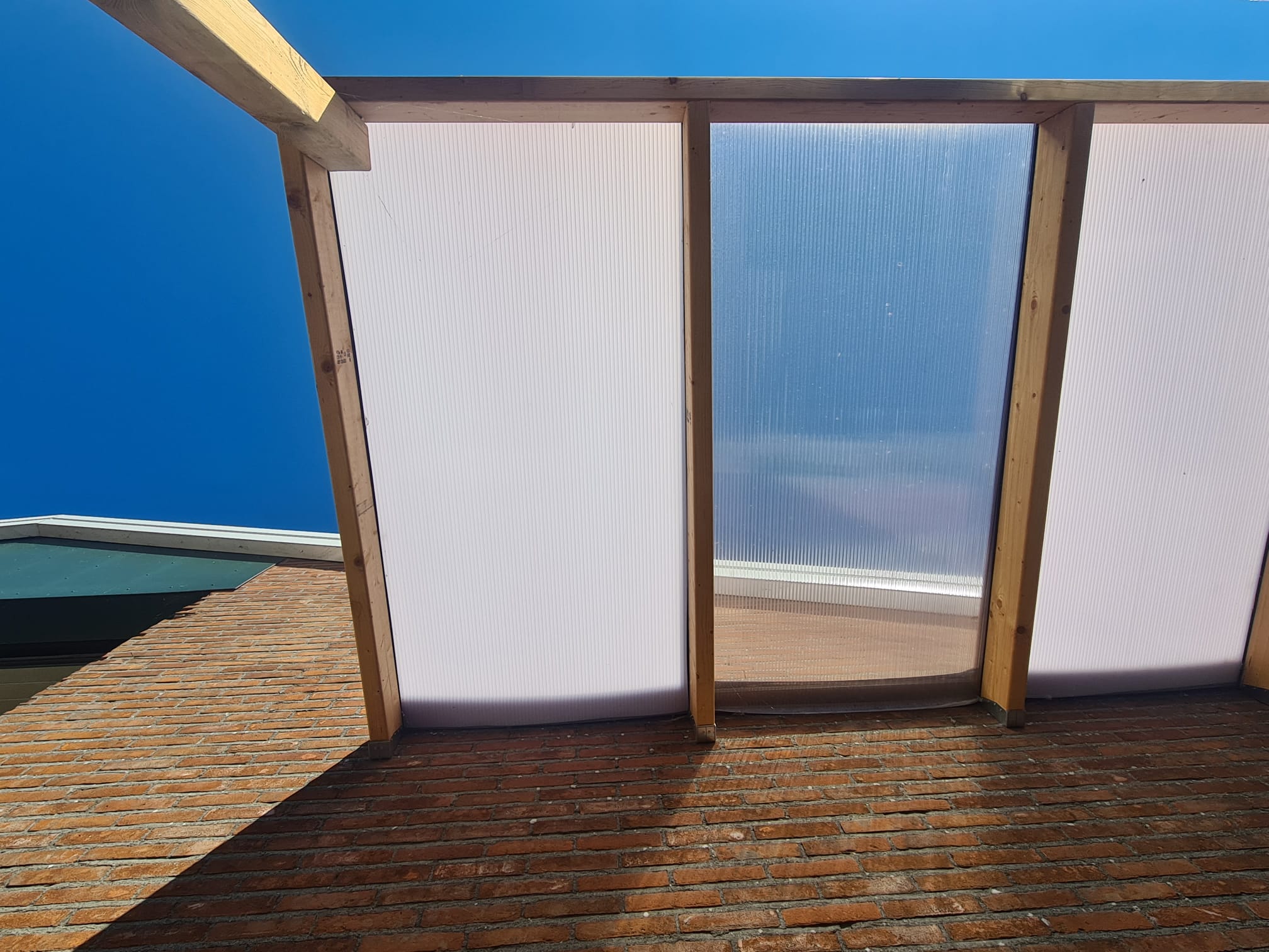 Polycarbonaat kanaalplaten opaal en helder