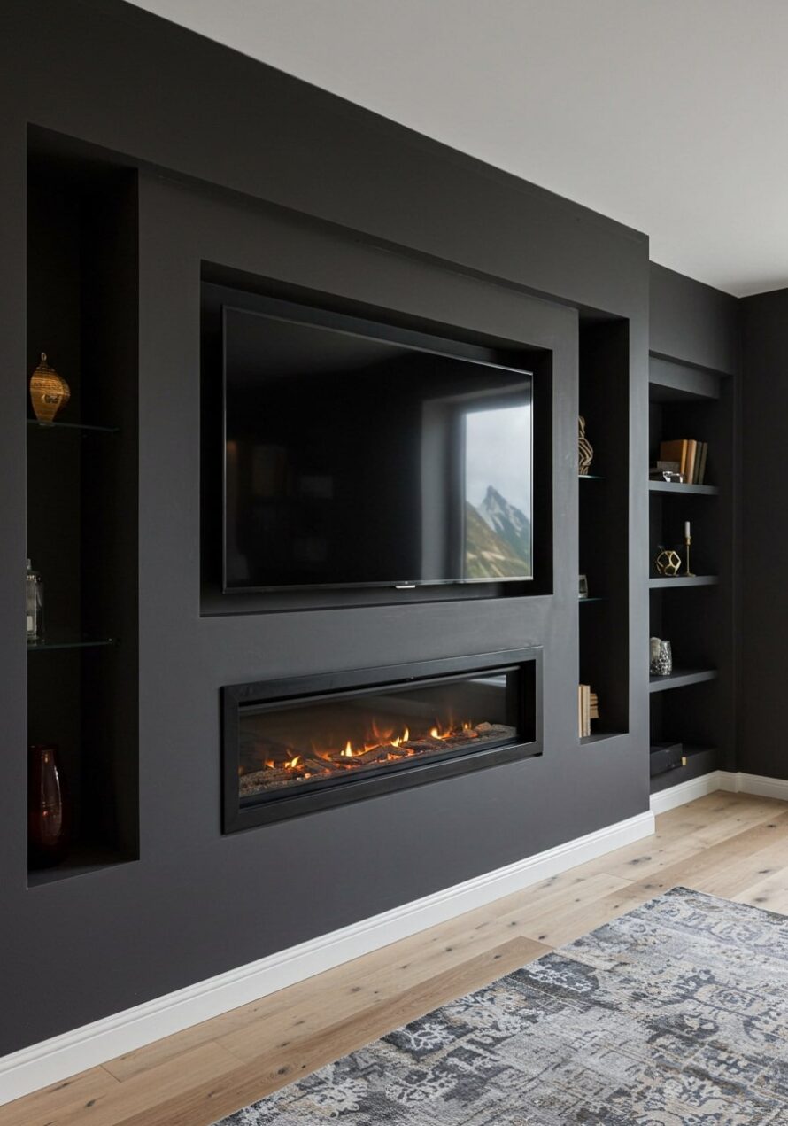 Cinewall maken met aluminium composiet zwart