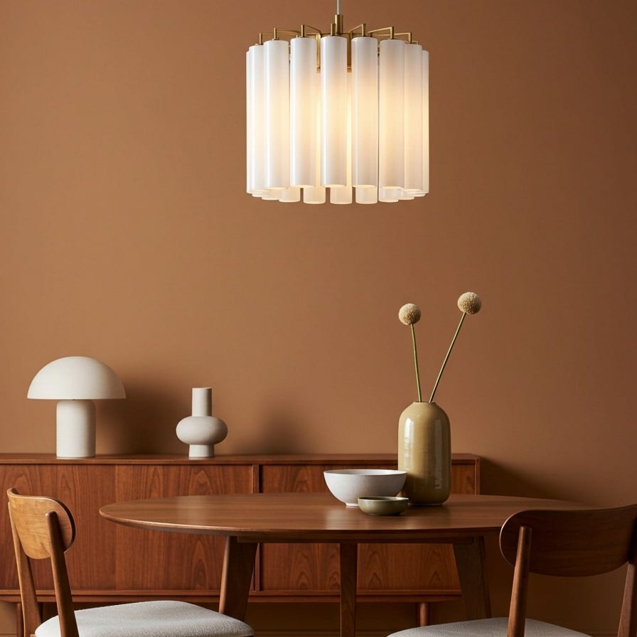 Moderne hanglamp buizen opaal