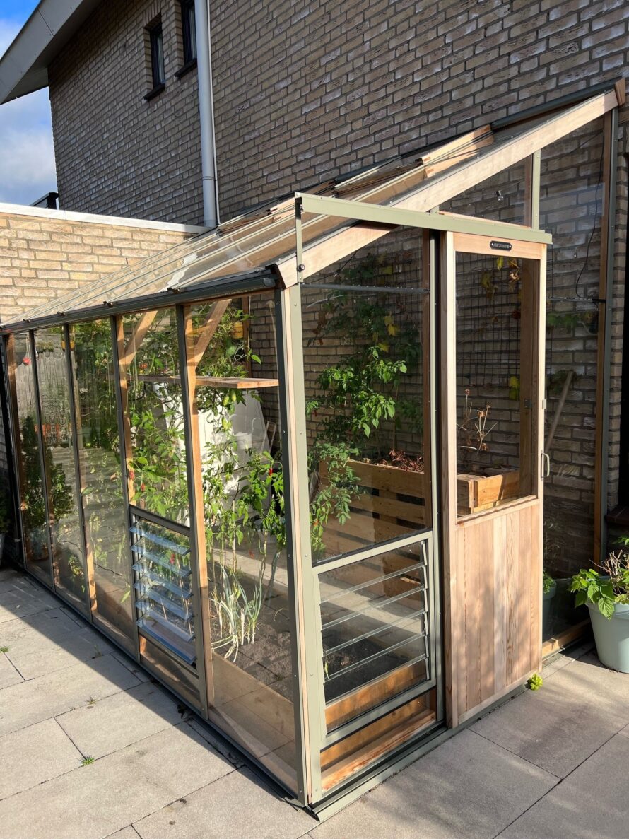 PC plaat voor de kas