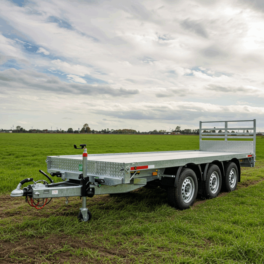 Bodemplaat vervangen aanhangwagen kunststof