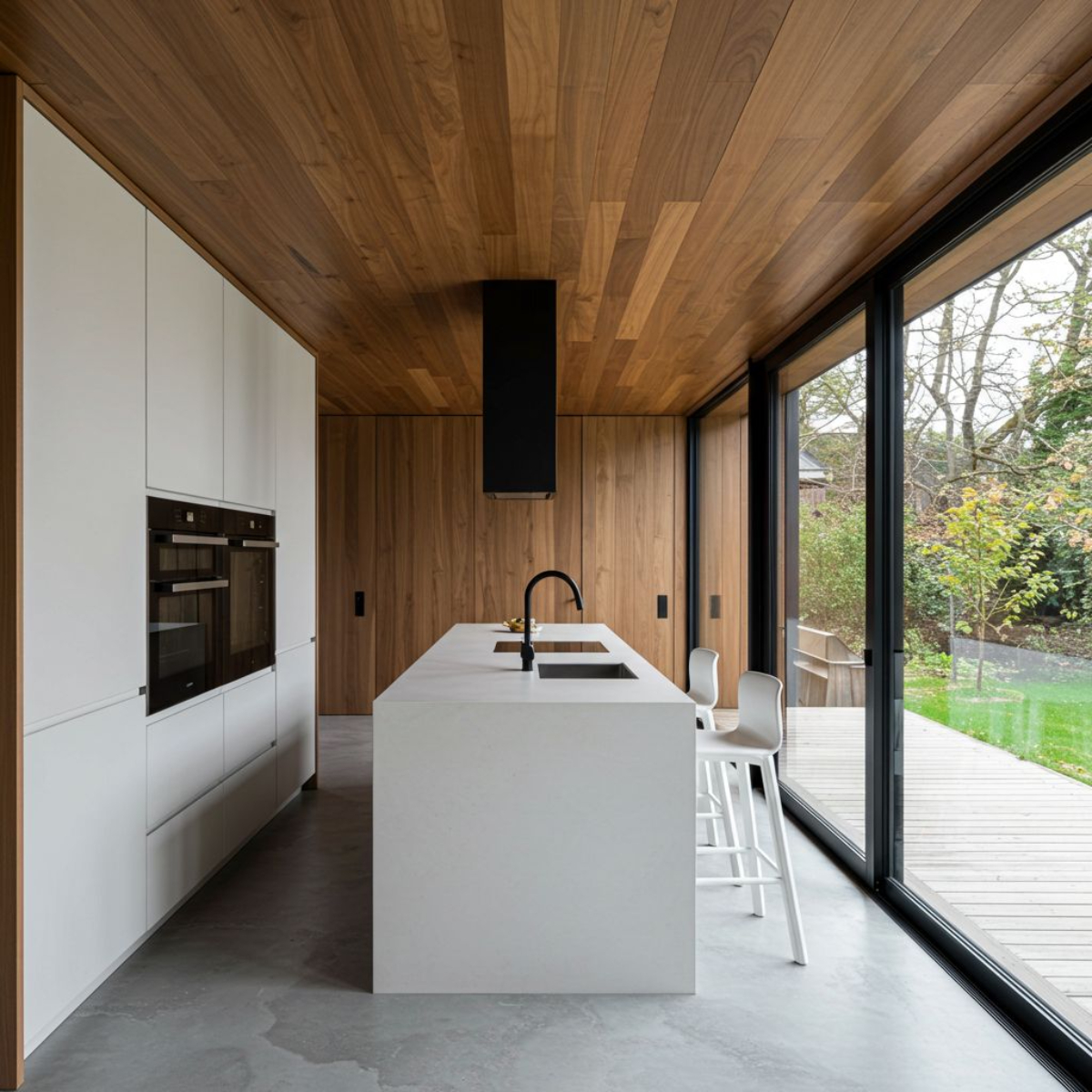 HPL meubelplaat - Trespa - in open keuken