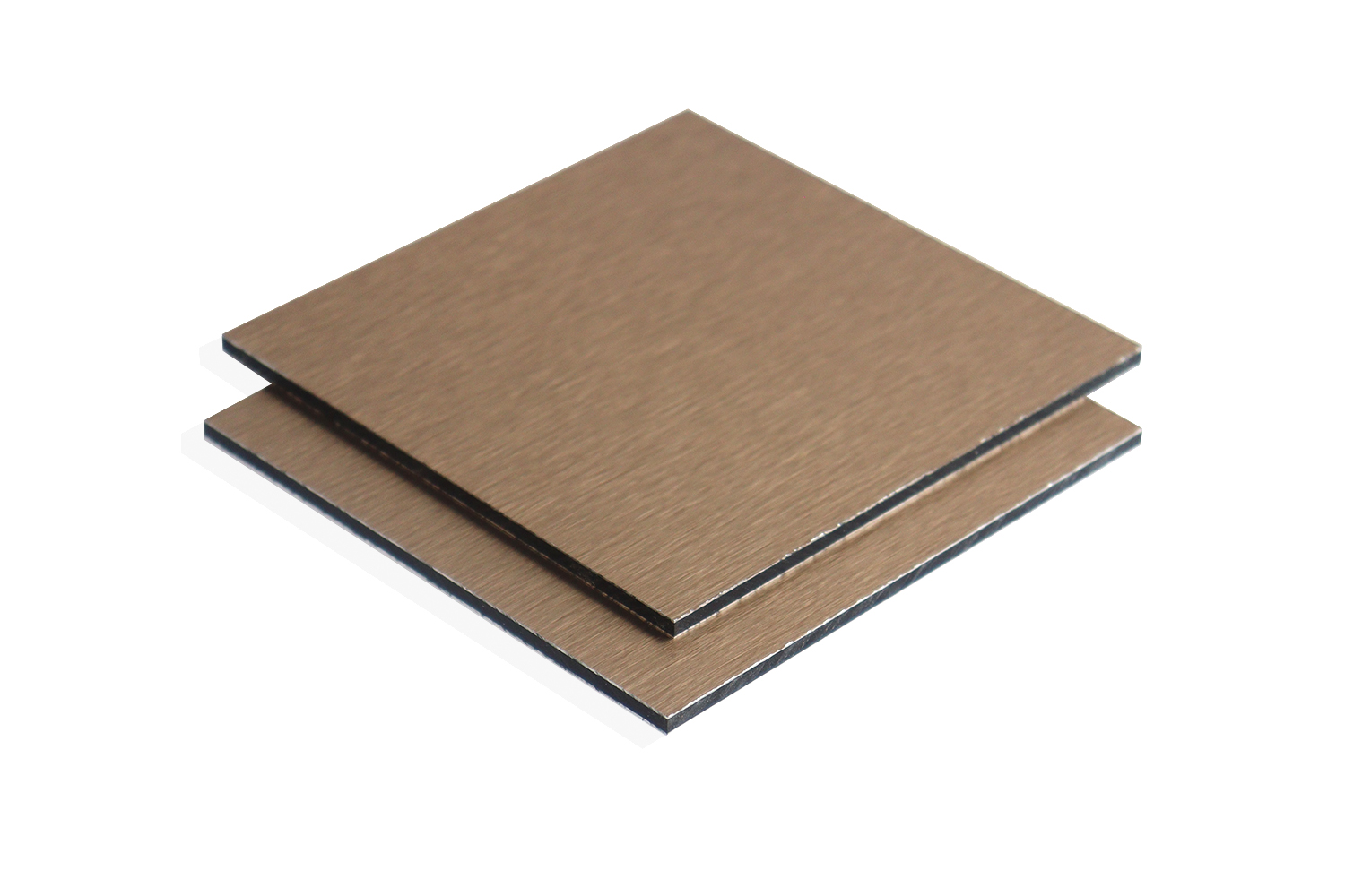 Aluminium composiet Dibond butler finish rosé/brons