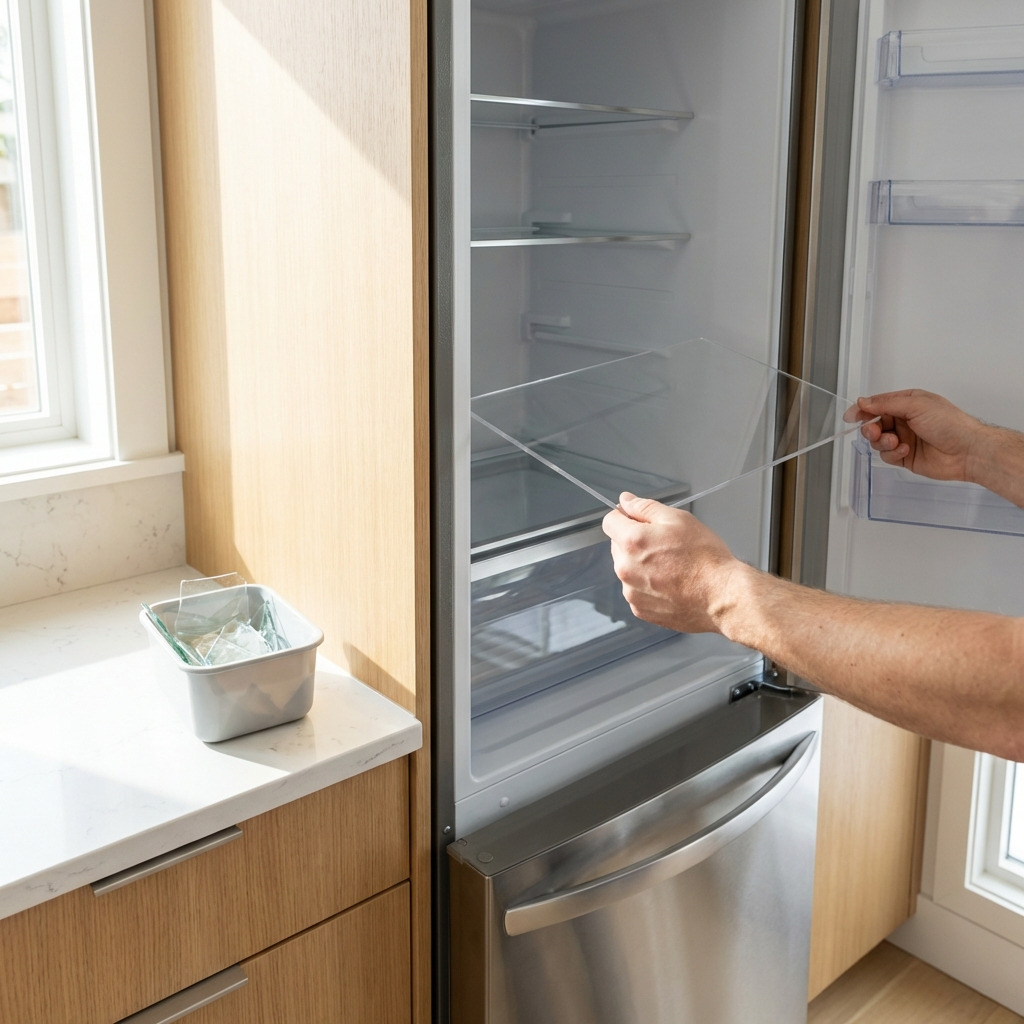 Koelkast plaat vervangen