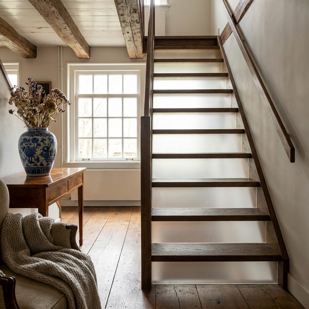 Open trap dichtmaken met plexiglas of polycarbonaat 2